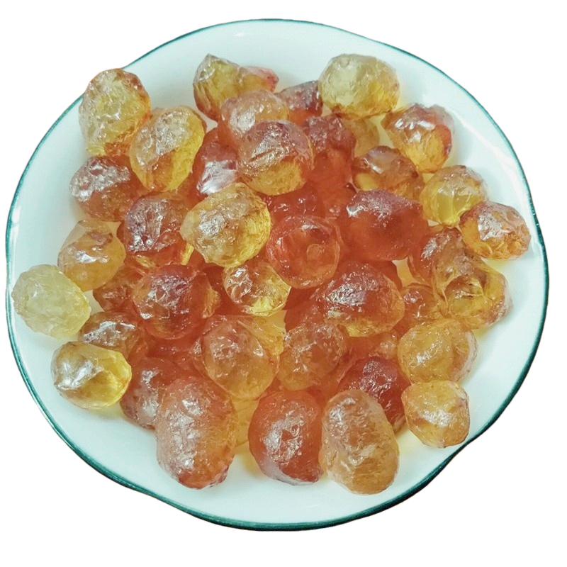 天然钻石桃胶正品特级好货无杂质