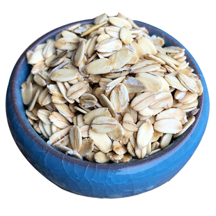 生燕麦片 燕麦米压碾而成 五谷杂粮早餐燕麦粥 500g包邮