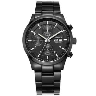 卡罗莱全自动机械表皮带男士手表品牌正品男表防水精钢带学生十大