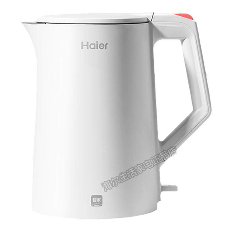 Haier 海尔电热水壶316L不锈钢大容量家用全自动断电保温一体
