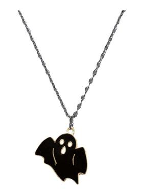 黑色幽灵万圣节搞怪吊坠项链男