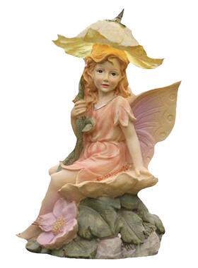 花仙子庭院阳台发光太阳能摆件