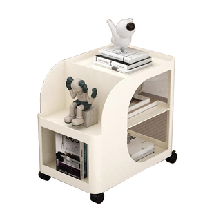 可移动小推车沙发边几床边置物架高茶几桌子客厅零食出租屋床头柜