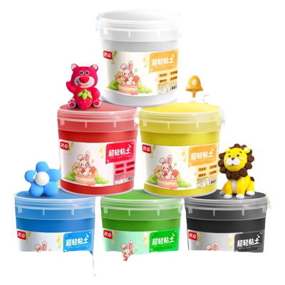 超轻黏土300g桶装diy材料包