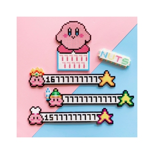 星之卡比临时停挪车手机号码牌独家设计小众车饰摆件可爱定制礼物