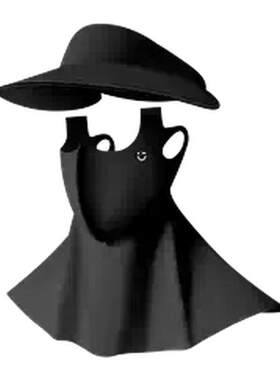 MINISO名创优品护颈脸基尼女士全脸防晒紫外线口面颈一体帽子面罩