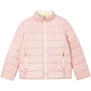 【90羽绒三防】eland kids衣恋童装男童女童排骨羽绒服冬季两面穿