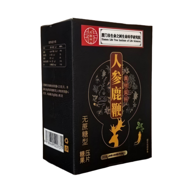 人参鹿鞭片60粒鹿鞭膏茸牡蛎滋补
