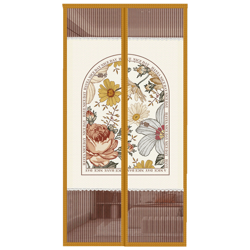 防蚊门帘家用半隐私防窥磁吸免打孔夏季防猫抓金刚网防蝇纱帘隔断