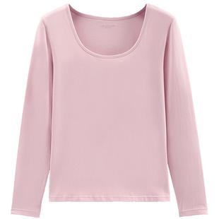 芬腾2025年抗菌女士保暖内衣秋冬季纯棉内搭秋衣女款修身打底上衣