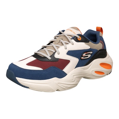 斯凯奇男鞋老爹鞋官网正品厚底熊猫鞋缓震运动鞋复古老爹鞋237236