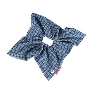 韩系波点蝴蝶结方巾大肠发圈女高级感马尾发绳扎头发皮筋头绳头饰