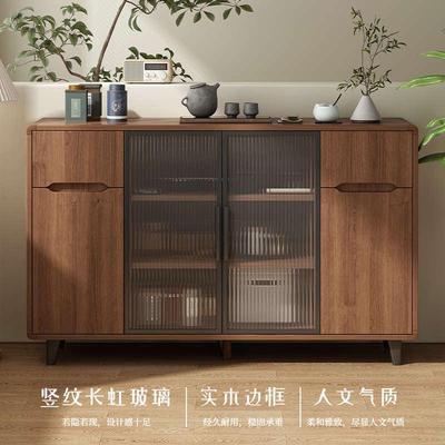 餐边柜酒柜客厅靠墙一体实木茶水柜2025新款家用置物斗柜厨房橱柜