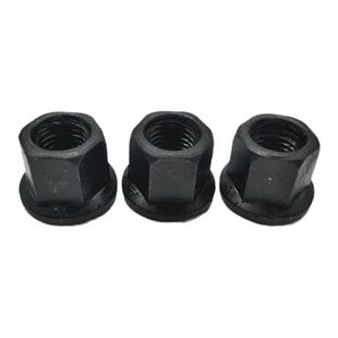 10.9级法兰螺帽六角压板螺母带垫螺丝帽M8M10M12M16M18M20M24-M36