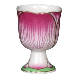 北京佛具用品 陶瓷高脚莲花杯财神酒杯供佛圣水杯玉兰净水杯水碗