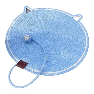 新款网红编织棉绳猫抓垫自嗨球一体睡觉垫子可水洗耐爪神器不掉渣