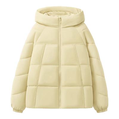 真维斯小个子黄色棉服外套面包服