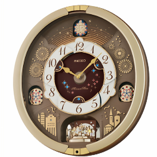 日本精工SEIKO 高档音乐挂钟QXM620G