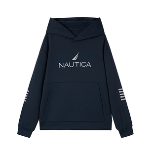 【远红外空气绒】NAUTICA童装 男童女童加绒连帽卫衣运动舒适上衣