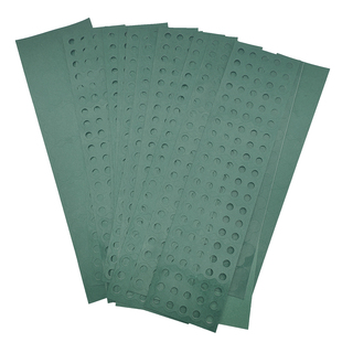 18650锂电池绝缘垫片 花边形款青稞纸带背胶可粘贴 多规格可选