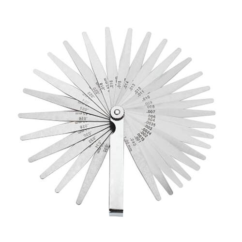 长城精工塞尺筛尺不锈弹簧钢高精度17片0.02-1.0mm200间隙尺塞片