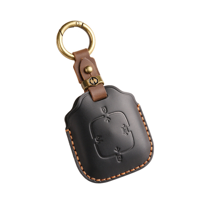 头层牛皮极氪官方手工定制钥匙套