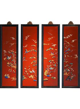 贡匠大漆挂屏中堂工艺品摆件