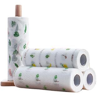 懒人抹布干湿两用可水洗食品级不沾油一次性厨房纸厚无纺洗碗布