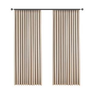 瑞玛家法式奶油风雪尼尔窗帘遮光2025新款卧室高级感客厅现代简约