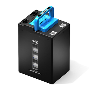 小哈电动车锂电池60V45AH磷酸铁锂外卖骑手大容量电瓶车电池