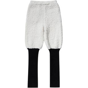 IT doublet童装裤子时尚可爱假两件设计松紧腰拼接童裤86KN98MJ