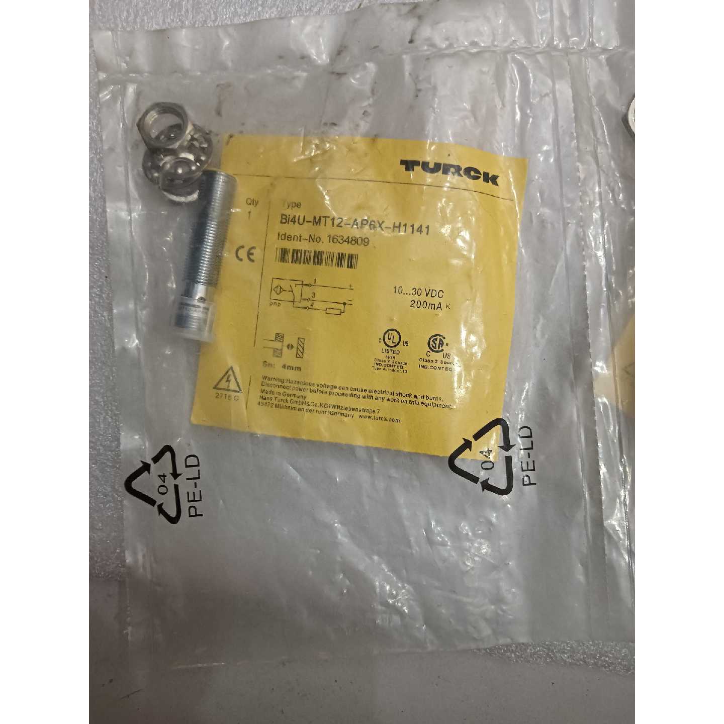 【请询价】图尔克I4UMT12AP6XH1141接近传感器