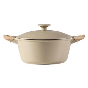 卡罗特有钛汤锅不粘锅家用煎炒微压炖锅蒸煮一体奶锅电磁炉燃气灶