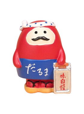 可爱红熊立体桌面摆件潮玩手办