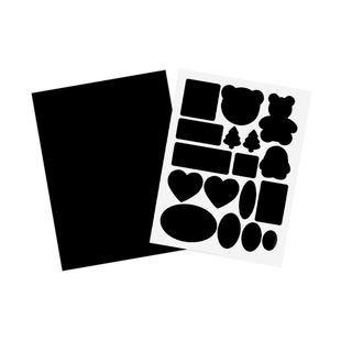 裤子破洞补丁贴自粘免缝衣服速干裤破了修补贴图案可水洗黑色布贴