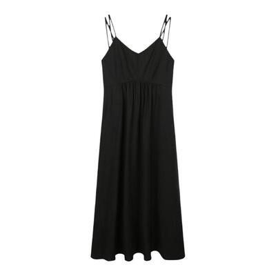 赫本风小黑裙连衣裙女打底裙子