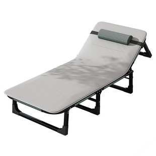 麦田办公室午休折叠床单人家用躺椅阳台休闲床户外便携两用行军床