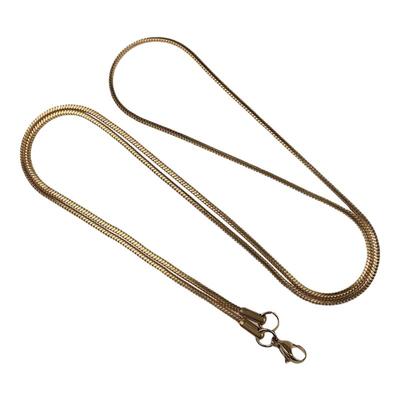 简约轻奢钛钢蛇骨链毛衣链女百搭