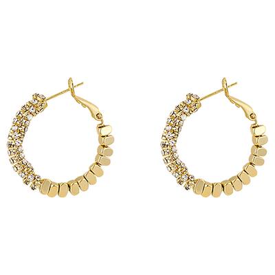 金色大圈圈耳环女轻奢高级感耳饰