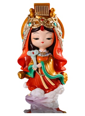 福福贴贴妈祖手办桌面小摆件