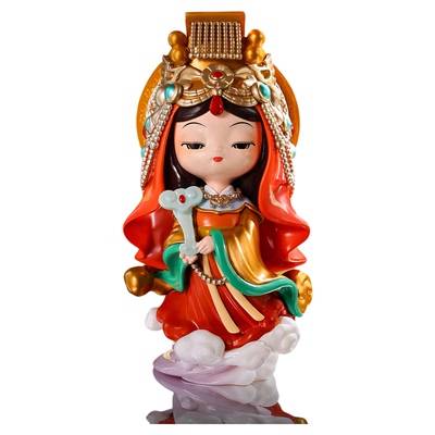 福福贴贴妈祖手办桌面小摆件