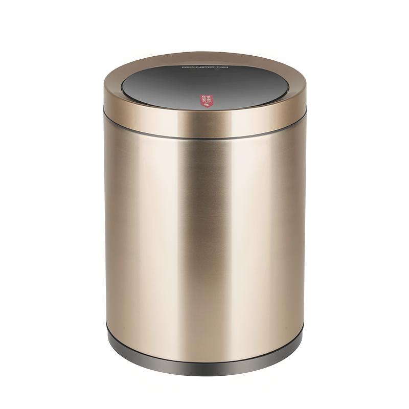 歐卡耐感應垃圾桶家用帶蓋智能電動衛(wèi)生間廚房客廳臥室輕奢辦公室