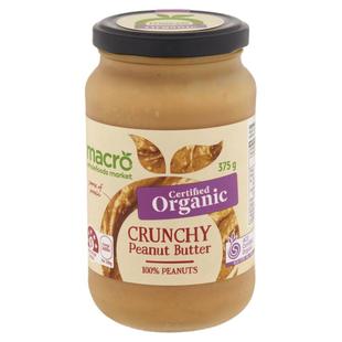 小肚腩澳洲代购 macro organic Peanut Butter有机花生酱 375g