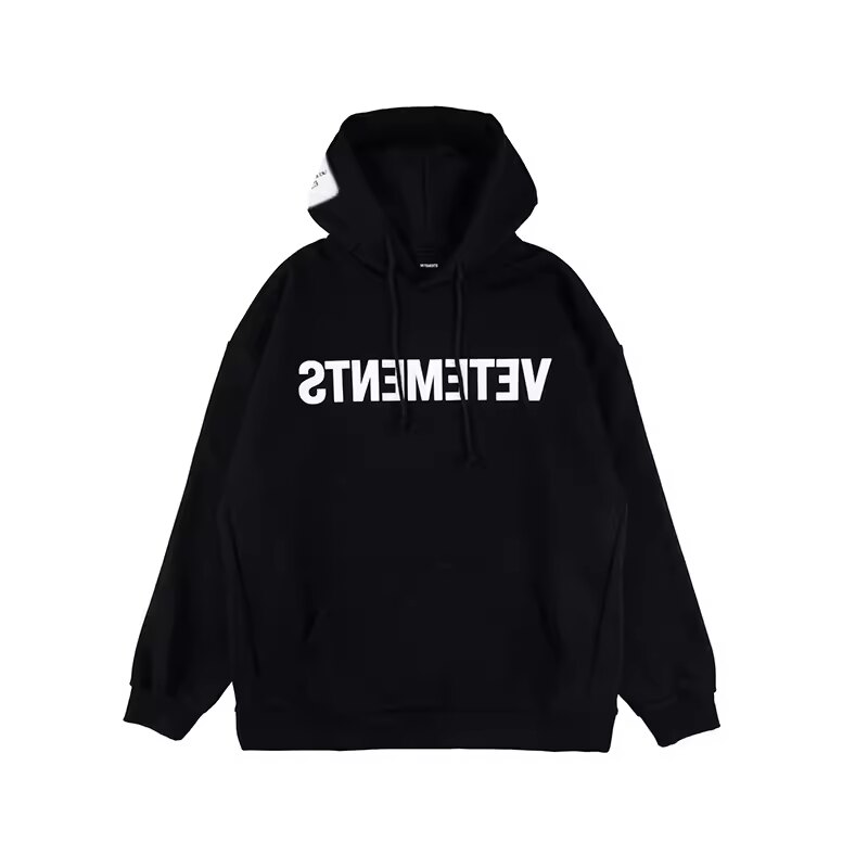 预售VETEMENTS秋冬情侣连帽卫衣