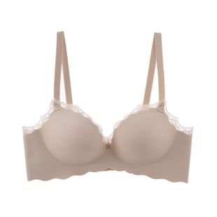 2025新品小胸甜美纯欲无钢圈防外扩聚拢神器显大AA内衣少女文胸