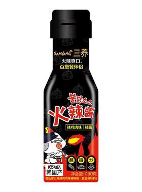 韩国进口三养火鸡面酱料瓶装