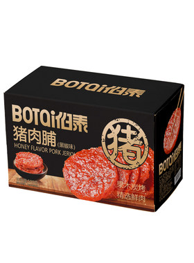 伯泰猪肉脯多口味500g箱装新鲜