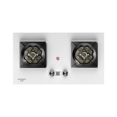创维Z205B燃气灶双灶家用煤气灶嵌入式台式猛火灶台天然气炉具