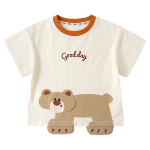 [短袖T恤合集]儿童夏季童装嘟嘟家儿童衣服男童上衣女童夏装童装