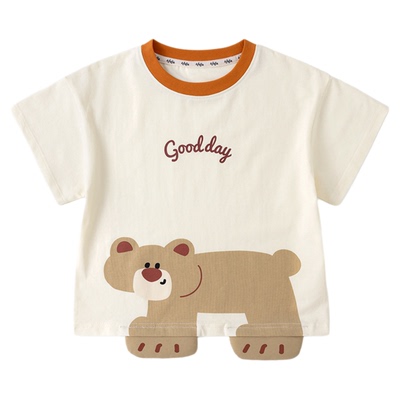 嘟嘟家男童打底衫夏款儿童T恤